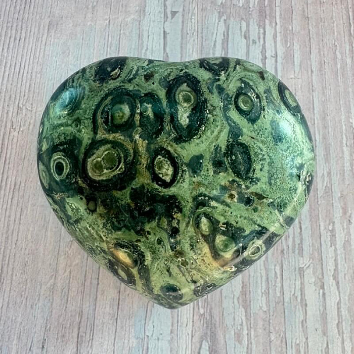 Jaspis kambaba leštěný Madagaskar Srdce M6-35 - cca 7,7 x 7 cm, 296,7 g