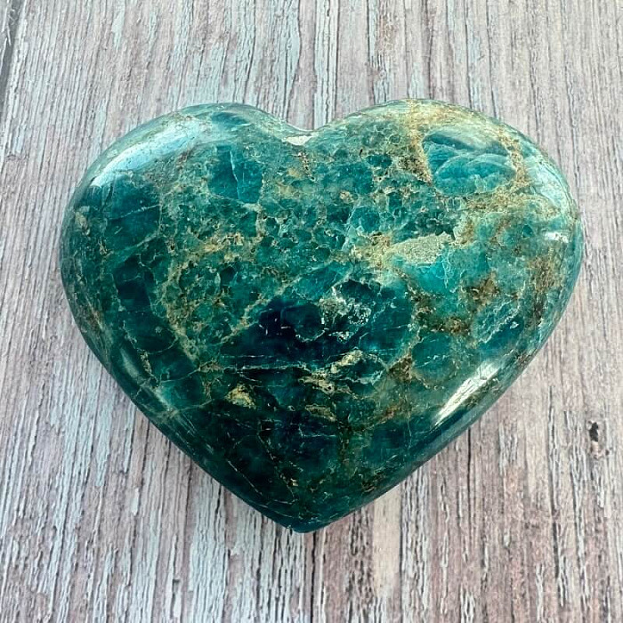 Apatit srdce Madagaskar APA8 č. 6 - cca 9,8 x 8,4 cm, 356,3 g