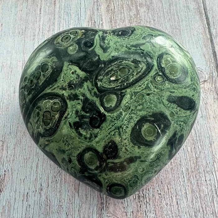 Jaspis kambaba leštěný Madagaskar Srdce M9-7 - cca 9,4 x 9,2 cm, 515,9 g