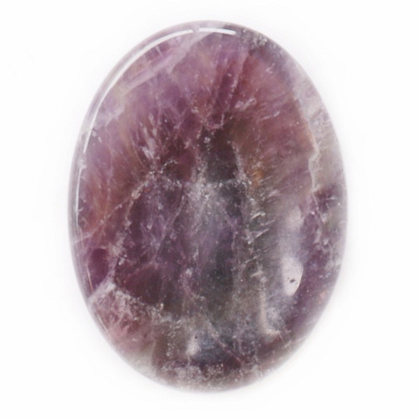 Ametyst masážní ovál proti stresu - cca 4 cm