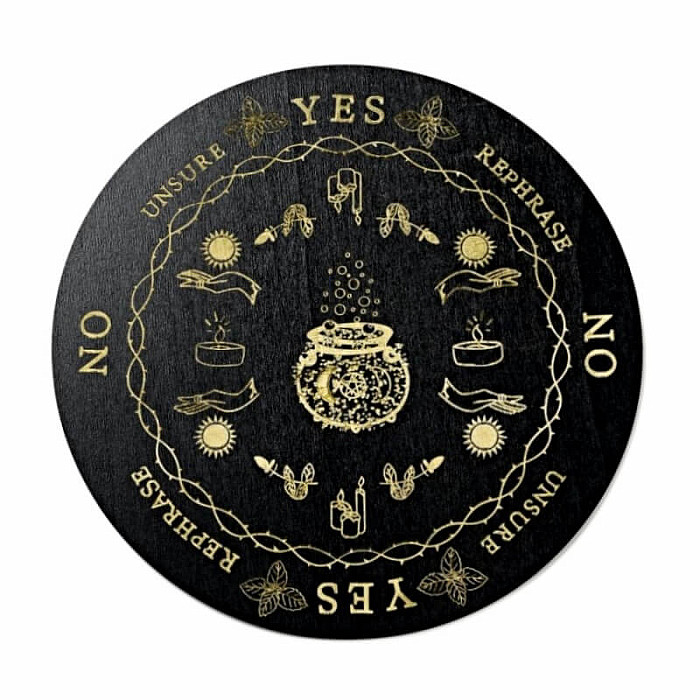 Podložka pod kyvadlo černá Pentagram - cca 0,45 x 20 cm