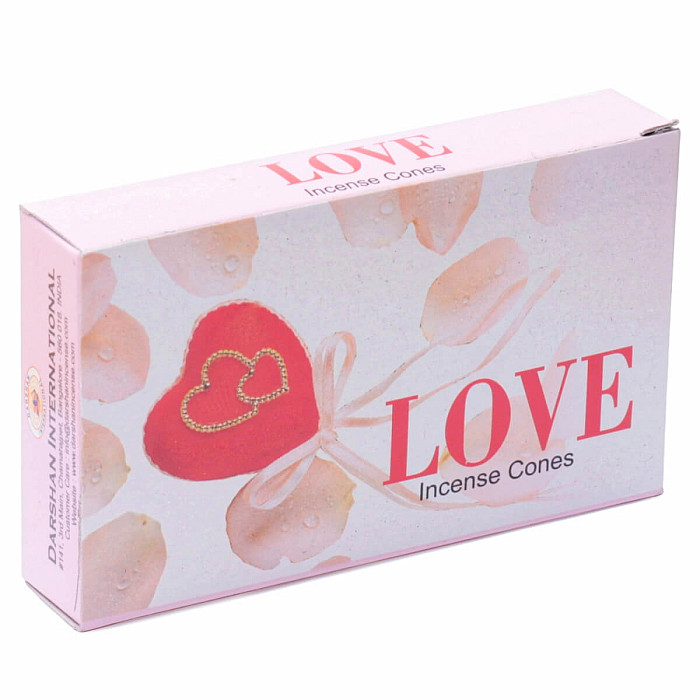 Vonné kužely Darshan Love - 10 ks