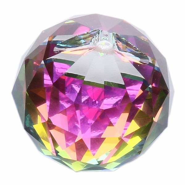 Levně Koule Feng Shui broušený křišťál duhový Multicolor XL - 50 mm
