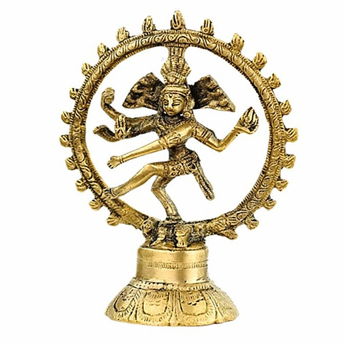 Levně Feng Shui soška Shiva Nataraja mosaz - výška cca 14 cm