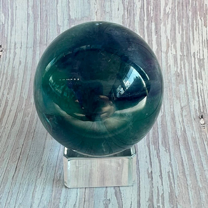 Fluorit duhový koule 14 - ø 5,2 cm, 232 g