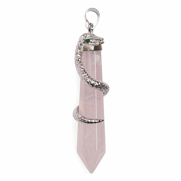 Levně Růženín krystal přívěsek s hadem - cca 4,8 cm