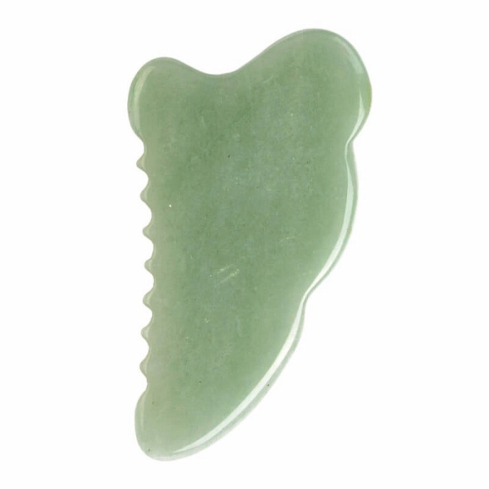 Levně Gua sha Multifunkční avanturín - cca 11,5 cm