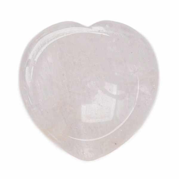 Levně Křišťál masážní hmatka srdce - cca 4 cm