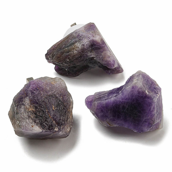 Ametystová USB lampička - cca 3 - 4,5 x 2,5 - 4 cm