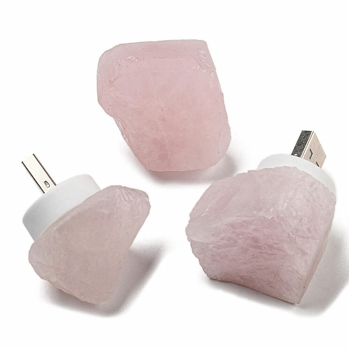 Růženínová USB lampička - cca 3 - 4,5 x 2,5 - 4 cm