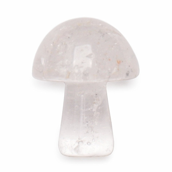 Levně Gua sha na tvář z křišťálu Mushroom - cca 2 cm