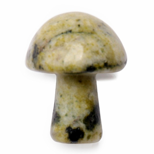 Levně Gua sha na tvář z jadeitu Mushroom - cca 2 cm