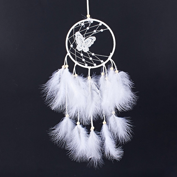 Levně Lapač snů White Butterfly - cca 56 cm
