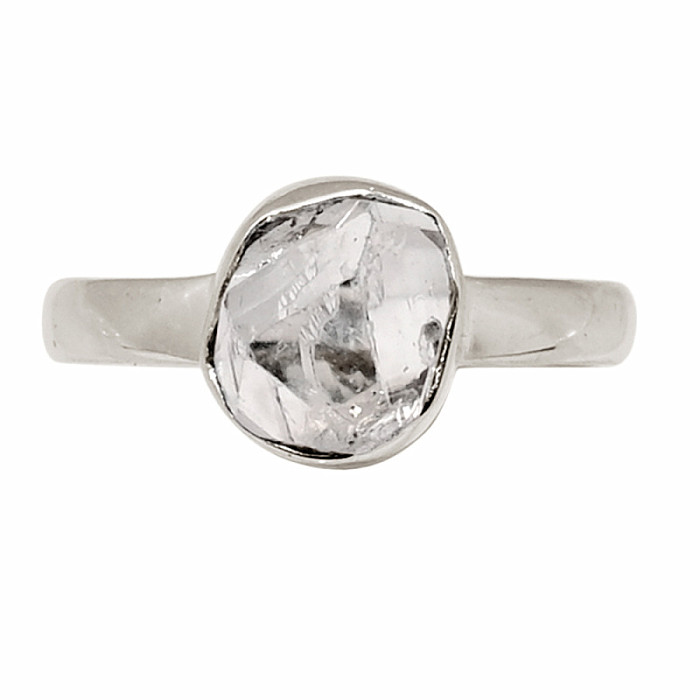 Herkimer diamant prsten stříbro Ag 925 R106 - 52 mm (US 6), 2,5 g