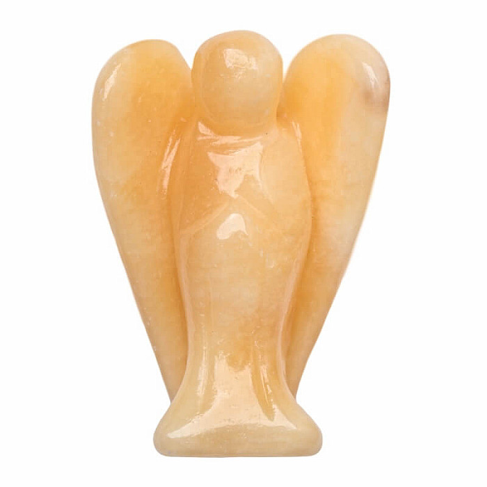 Levně Jadeit žlutý anděl strážný - XL - cca 5 cm