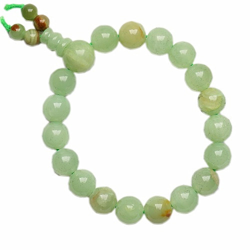 Levně Jadeit Buddha náramek mala - kuličky ø 10 mm