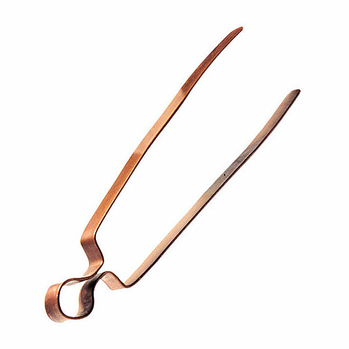 Levně Kleště na uhlíky měděné - délka cca 19 cm