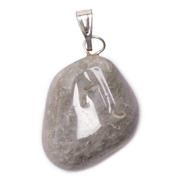 Tygří oko stříbrné tamblované přívěsek 1,6 - 2 cm - cca 1,6 - 2 cm