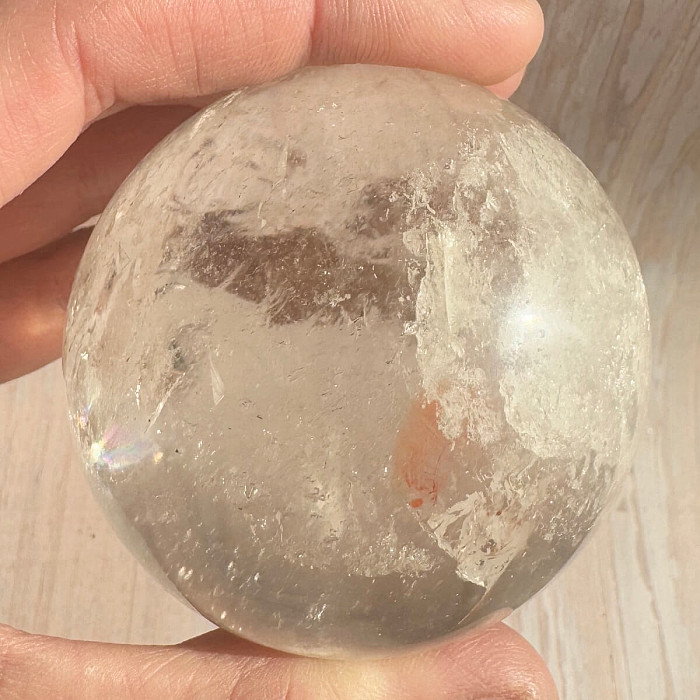 Křišťál koule KO10 - Ø 6,2 cm, 344 g