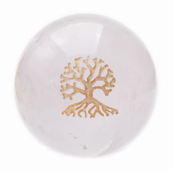Levně Křišťál koule se Stromem života - průměr cca 4,5 - 5 cm
