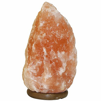 Solná elektrická lampa z himalájské soli 6 až 10 kg na podstavci - cca 24 - 32 cm