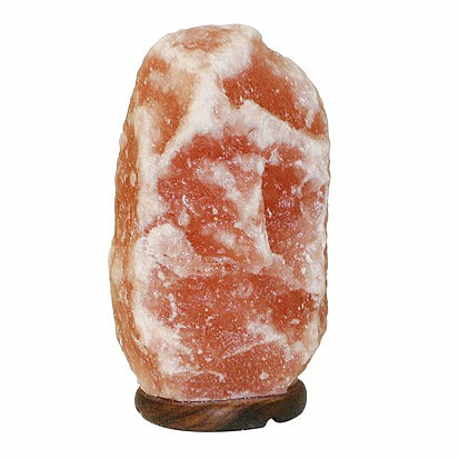 Solná elektrická lampa z himalájské soli 3 až 6 kg na podstavci - cca 18 - 25 cm