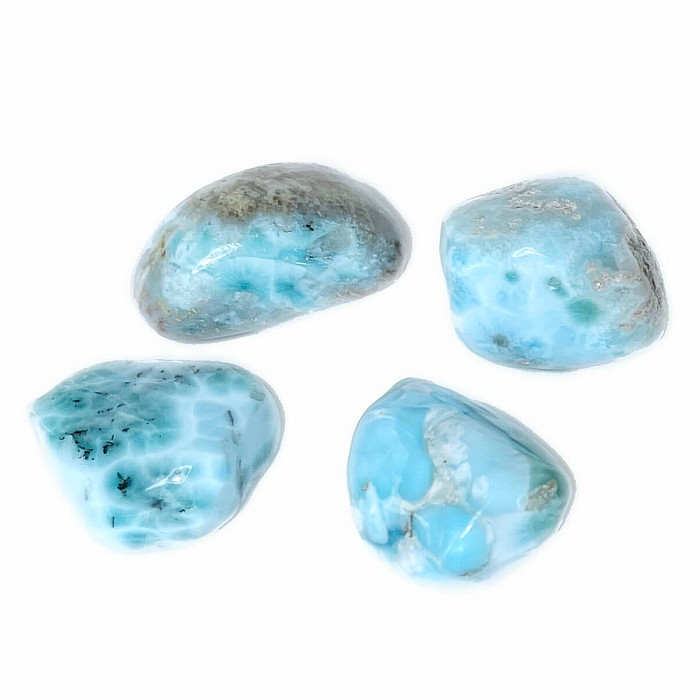 Larimar tromlovaný Dominikánská republika - XL - cca 3 - 4 cm