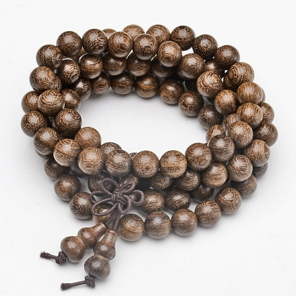 Japa Mala náhrdelník santalové dřevo - cca 86 cm