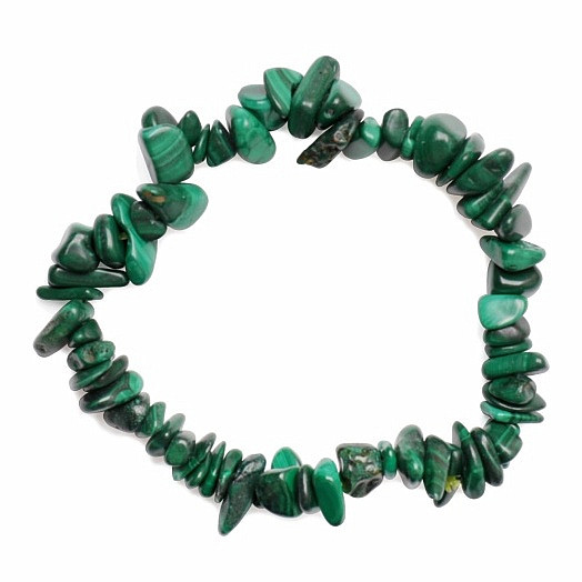 Malachit náramek sekaný extra kvalita