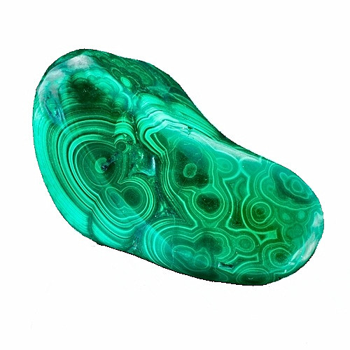 Malachit tromlovaný - XL - cca 3 - 4 cm