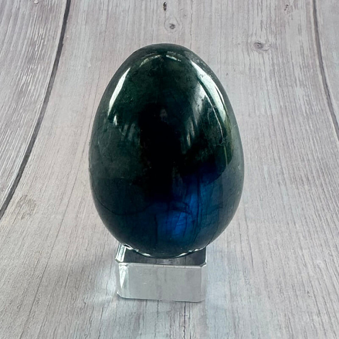 Labradorit vajíčko bytová dekorace 7 - cca 4,7 x 6,7 cm, 221 g