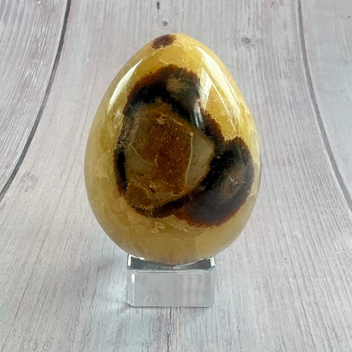 Septárie vajíčko bytová dekorace 18 - cca 5 x 7,2 cm, 294 g