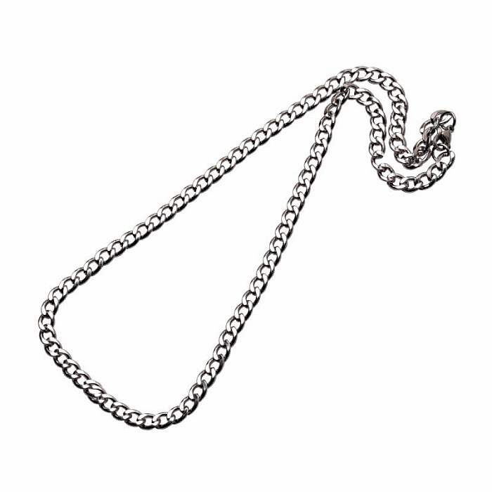 Náhrdelník Curb styl nerezová ocel 60 cm - cca 60 cm