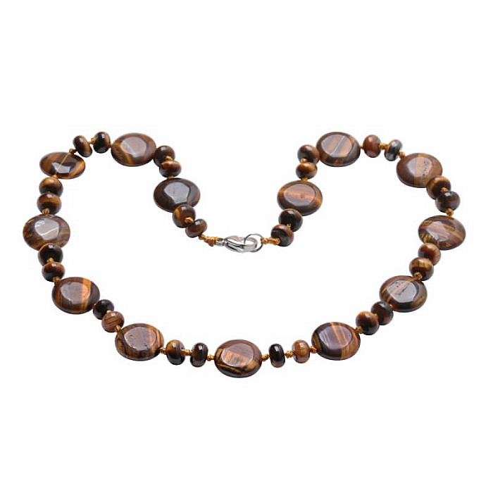 Tygří oko náhrdelník 45 cm - délka cca 45 cm