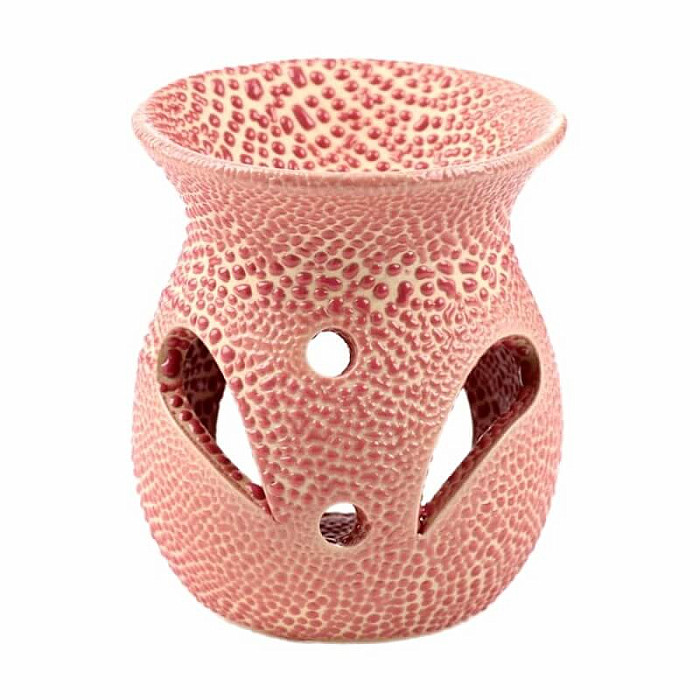 Aroma lampa keramická Pink rain - cca 7 x 8 cm