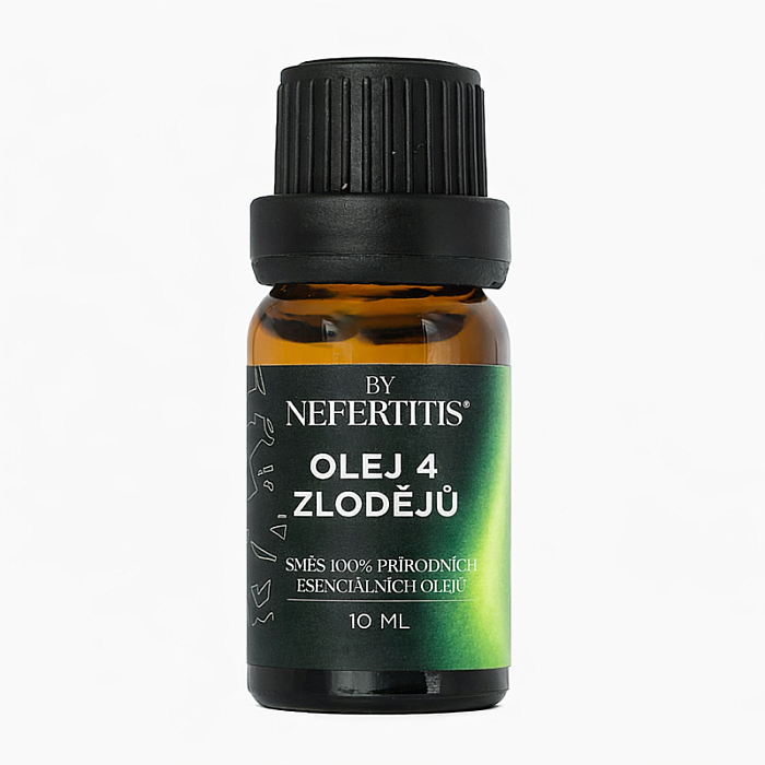 Levně By Nefertitis směs 100% esenciálních olejů OLEJ 4 ZLODĚJŮ - 10 ml