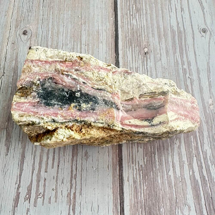 Opál růžový surový 10 - cca 10 x 4 cm, 217 g