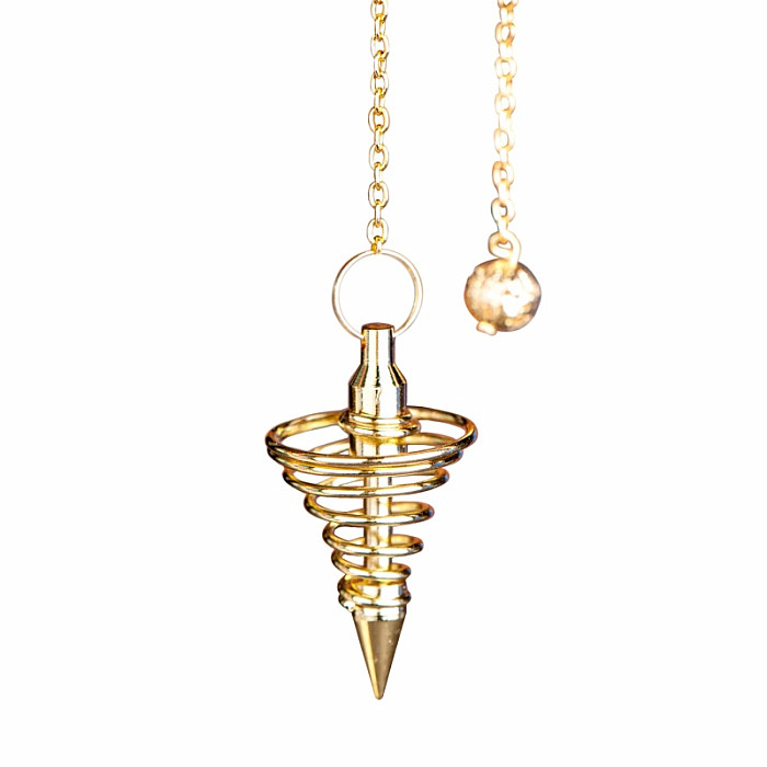 Kyvadlo Spirála pozlacené - 4,1 cm