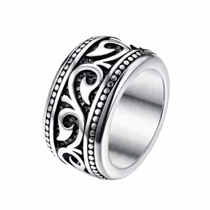 Pánský ocelový prsten Nature - 64 mm