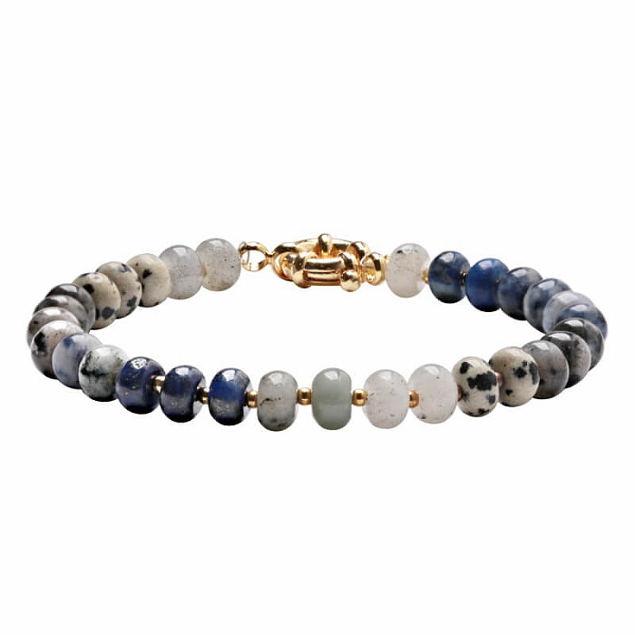 Lapis lazuli náramek mix polodrahokamů - obvod cca 18 cm