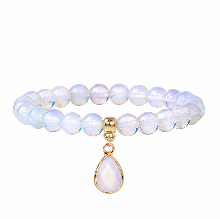 Opalit náramek s kapkou - obvod cca 18 až 22 cm