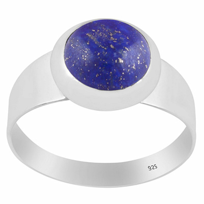 Pánský stříbrný prsten s Lapisem Lazuli - 64 mm (US 10,5), cca 4,2 g