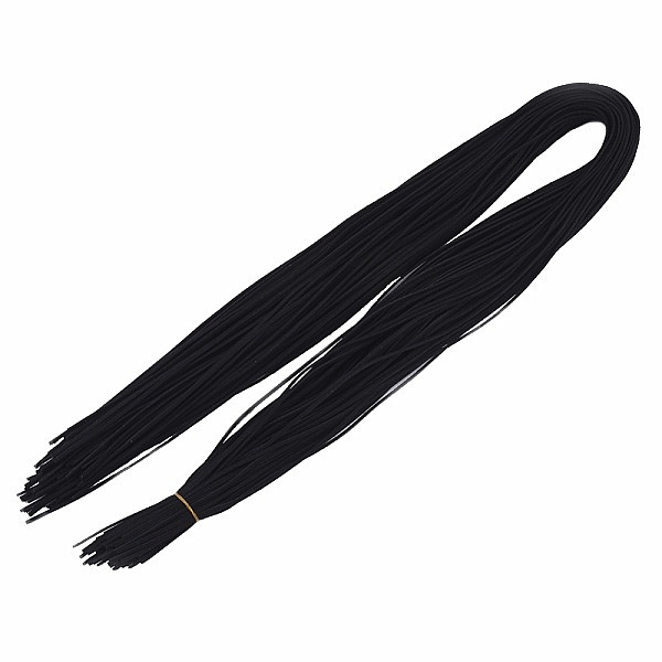 Levně Kožený řemínek barva černá 1 m - 1 m x 2,8 mm