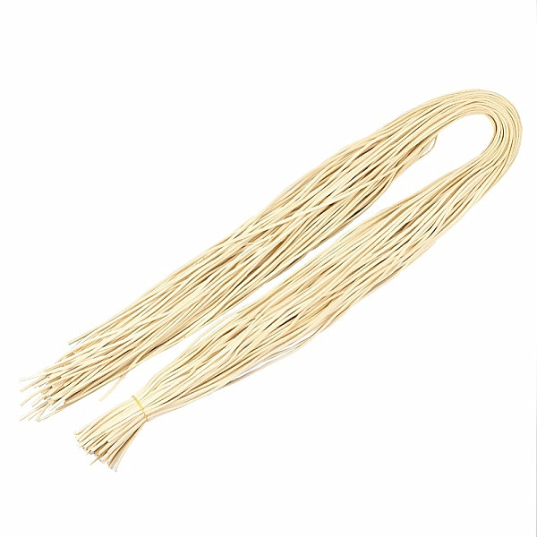Levně Kožený řemínek barva papája 1 m - 1 m x 2,8 mm