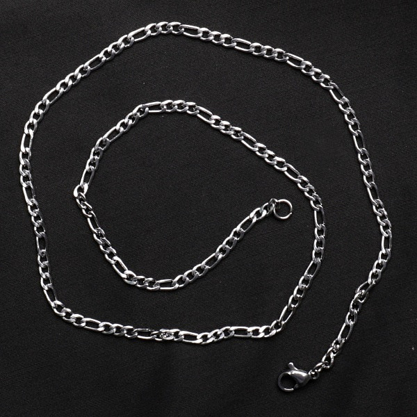 Levně Řetízek figaro styl nerezová ocel 45,5 cm - cca 45,5 cm