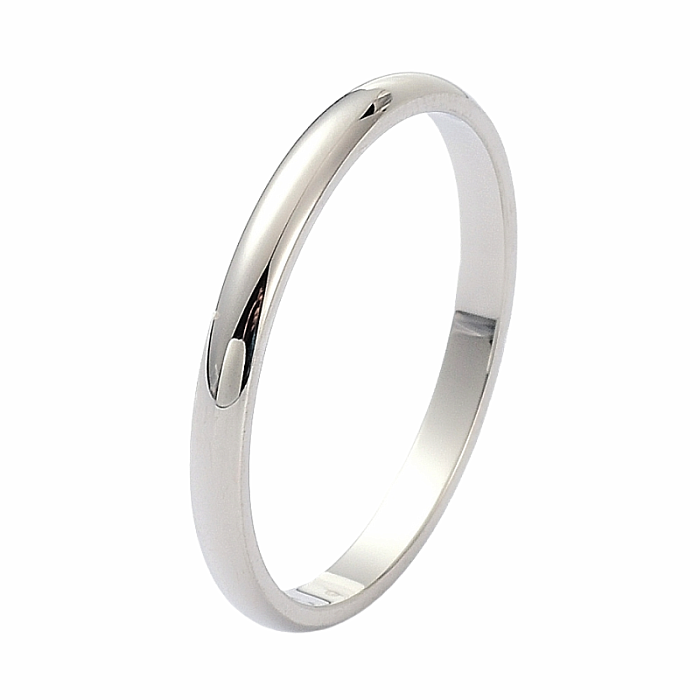 Levně Dámský ocelový prsten Silver Simple - 56 mm (US 8)