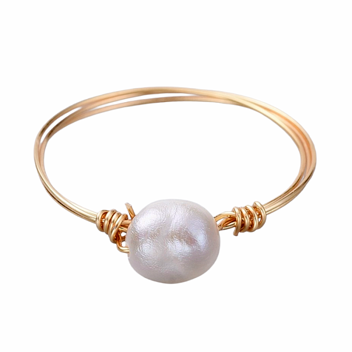 Prsten s perlou - 55 mm