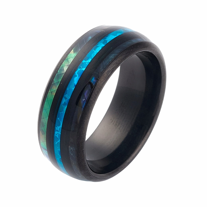 Levně Dámský ocelový prsten Deep Sea - 54 mm (US 7)