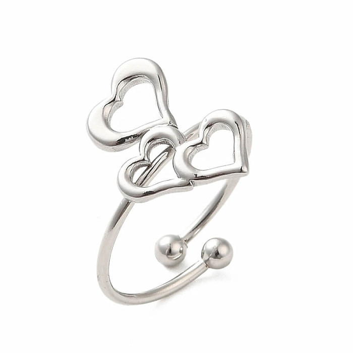 Prsten pro čarodějku Tři srdce - 56 mm - 58 mm