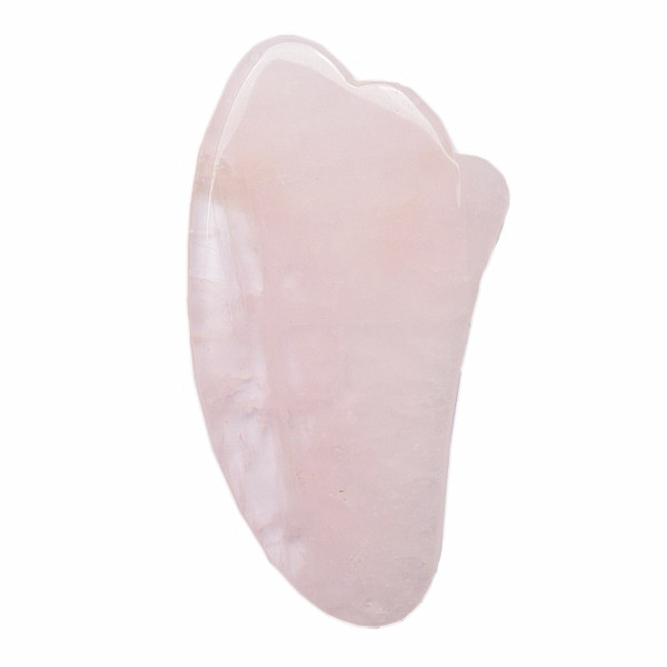Gua sha z růženínu tvar ploutve - délka cca 9,5 cm